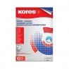 PAPEL CARBON KORES CARTA A4 78478 AZUL PAQUETE CON 100