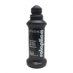 TINTA PARA SELLOS CON CANICA ROLAPLICA AZOR NEGRO 60 ML.