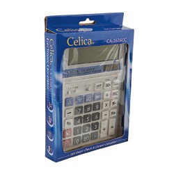 CALCULADORA CELICA CA-2626 CHECA Y CORRIGE 12 DIGITOS