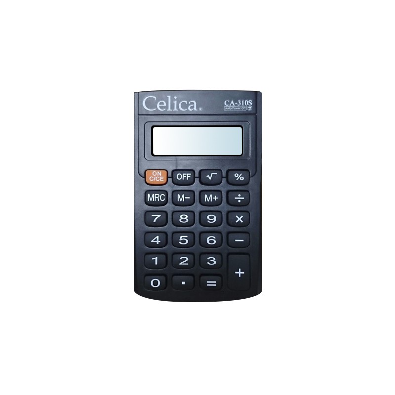 CALCULADORA DE BOLSILLO CELICA CA-310S 8 DIGITOS DE BATERIA