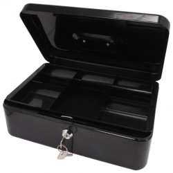 CAJA DINERO METALICA ACME CM3 MEDIANA NEGRA