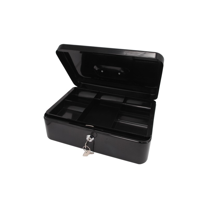 CAJA DINERO METALICA ACME CM3 MEDIANA NEGRA