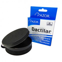 COJIN CAJA PLASTICO AZOR PARA HUELLA DACTILAR 62 NEGRO