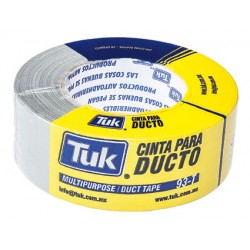 CINTA PARA DUCTOS TUK 93-T PLATA 48X50 USO INDUSTRIAL