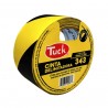 CINTA DELIMITADORA DE AREAS TUK 343A-NE AMARILLO-NEGRO 48X20