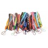 CORDON PARA USB O CELULAR FIGURAS DIVERSAS COLORES SURTIDOS BOLSA CON 10