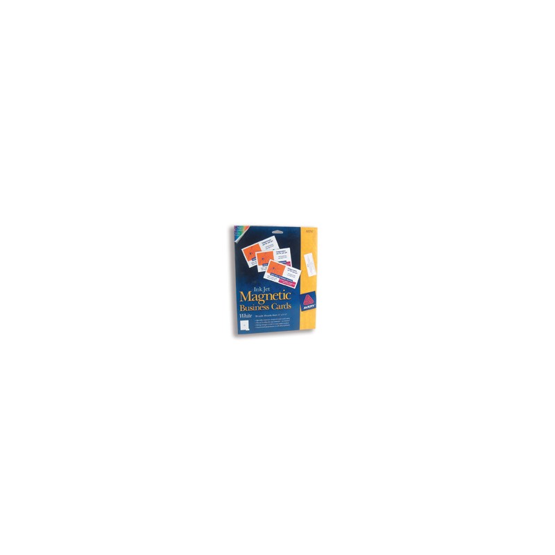 TARJETA DE PRESENTACION IMPRIMIBLE EN INKJET AVERY 8374 MAGNETICA PAQUETE CON 30