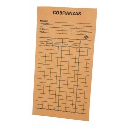 SOBRE COBRANZA CANSA 850A 60 KGS. PRECIO POR MILLAR