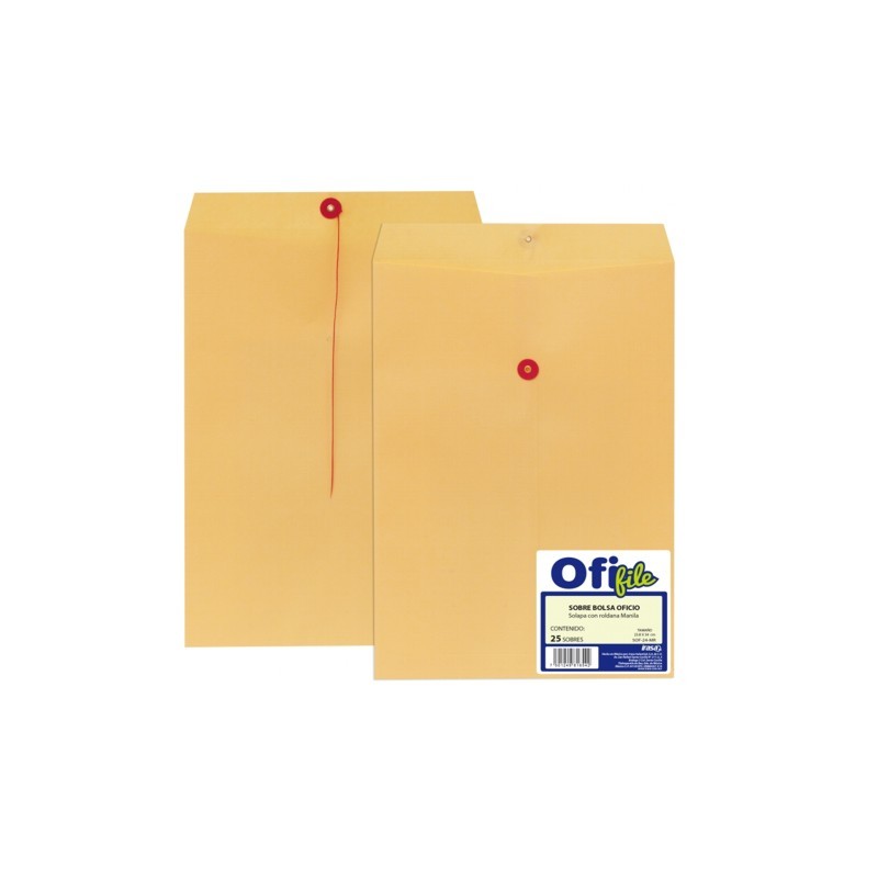SOBRE BOLSA MANILA OFIFILE SOF24MR C/RON 90K OFMIL