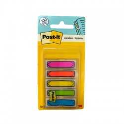 BANDERITAS FLECHA INDICADORA POST-IT 684-ARR2-BR COLORES SURTIDOS CON 100