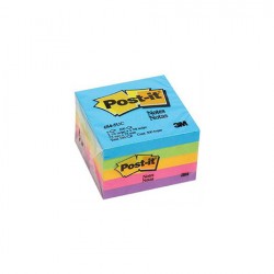 NOTAS ADHERIBLES POST-IT CUBO NEON 2072 3X3 PULGADAS