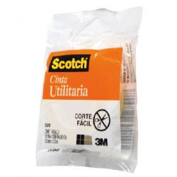 CINTA TRANSPARENTE SCOTCH 3M 508 CORTE FACIL 12X33