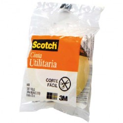 CINTA TRANSPARENTE SCOTCH 3M 508 CORTE FACIL 18X25