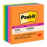 NOTAS ADHERIBLES POST-IT 654-5SSUC COLORES RIO DE JANEIRO 3X3 90 HOJAS PAQUETE CON 5