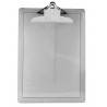 TABLA CON CLIP AGARRAPAPEL DE PLASTICO ACRIMET UNIVERSAL HUMO O CRISTAL 34X24 CMS.