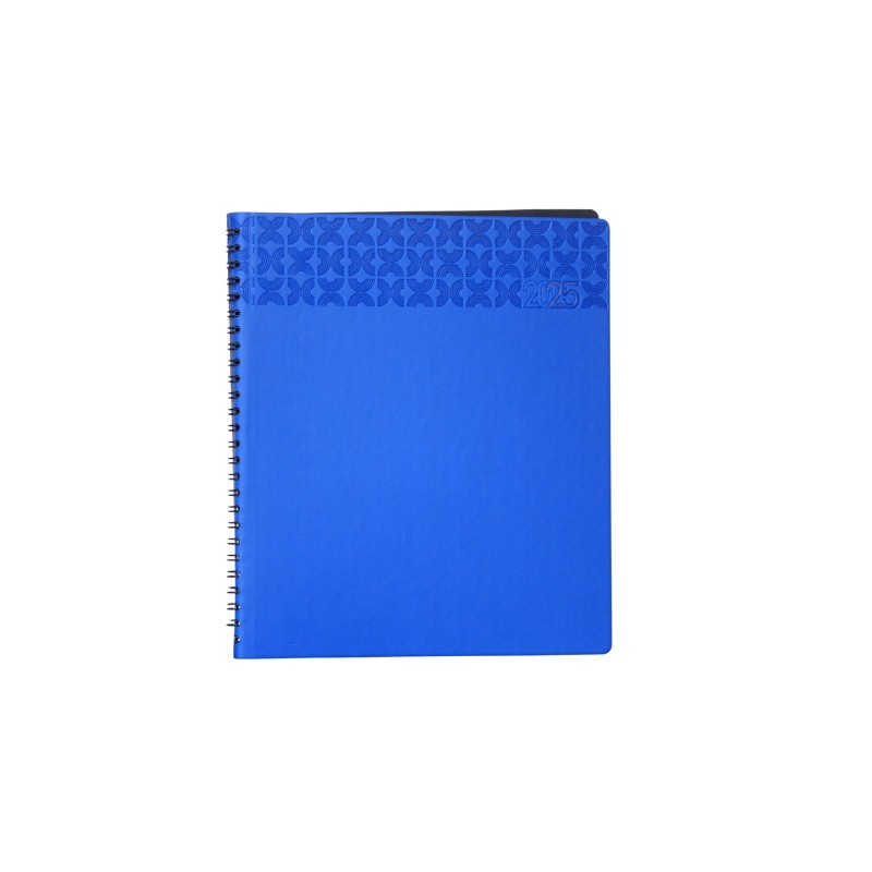 AGENDA SEMANAL EJECUTIVA CON ESPIRAL TCS A-30 AZUL 2025