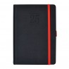 AGENDA DIARIA BLACK BLA213-25-RO NEGRO CON ROJO 2025