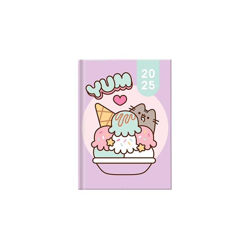AGENDA DIARIA PUSHEEN DANPEX PUS AP-25-1 LILA 2025