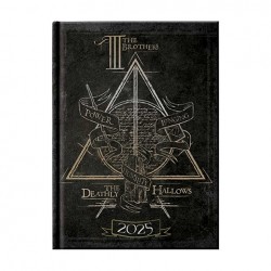 AGENDA DIARIA HARRY POTTER DANPEX HP2412-25-1 DEADTHLY HALLOWS  2025