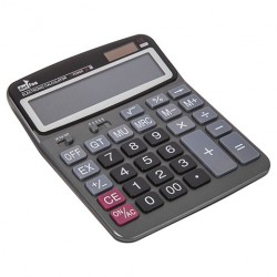 CALCULADORA DE ESCRITORIO DELFOS MOD D-03 12 DIGITOS GRANDE